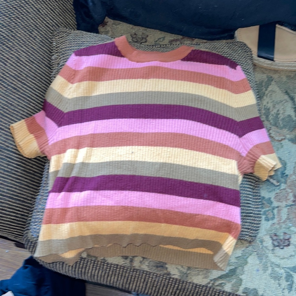 striped sweater top
